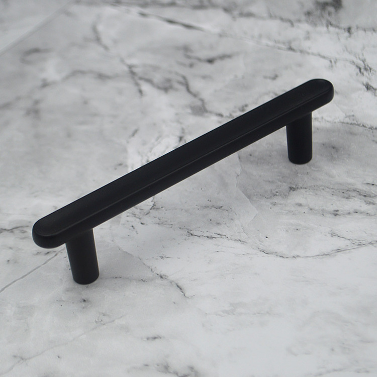 Matte Black Metal Kitchen T Bar Drawer Pulls and Accessories for Kitchen Cabinets Handles Furniture Handle & Knob Black Nickel