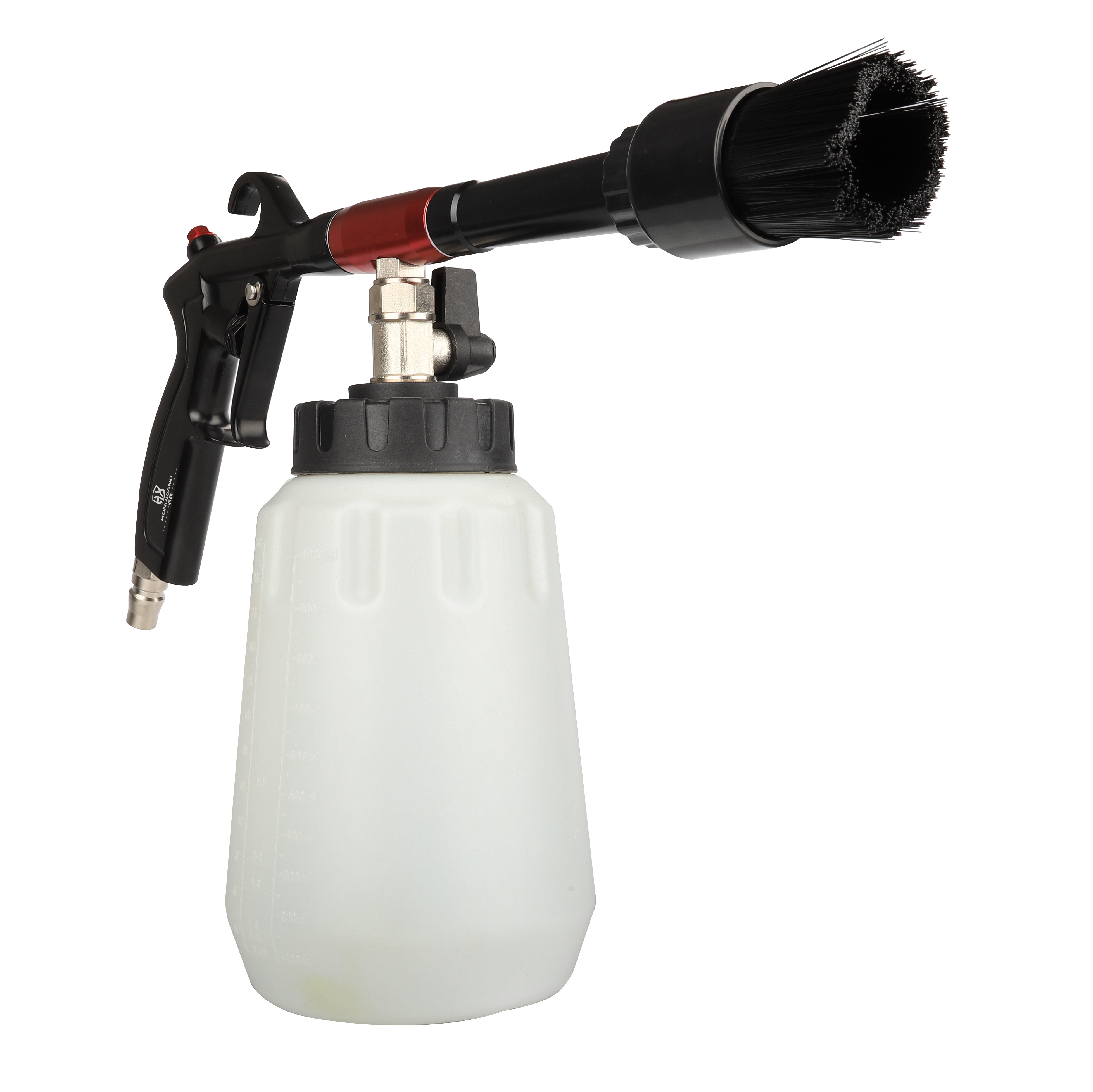 High Pressure Car Interior Air Blowing Dust Car Washing Spray Wash Tornado Water Gun Detailing Gun 1000ml Car Cleaning Gun