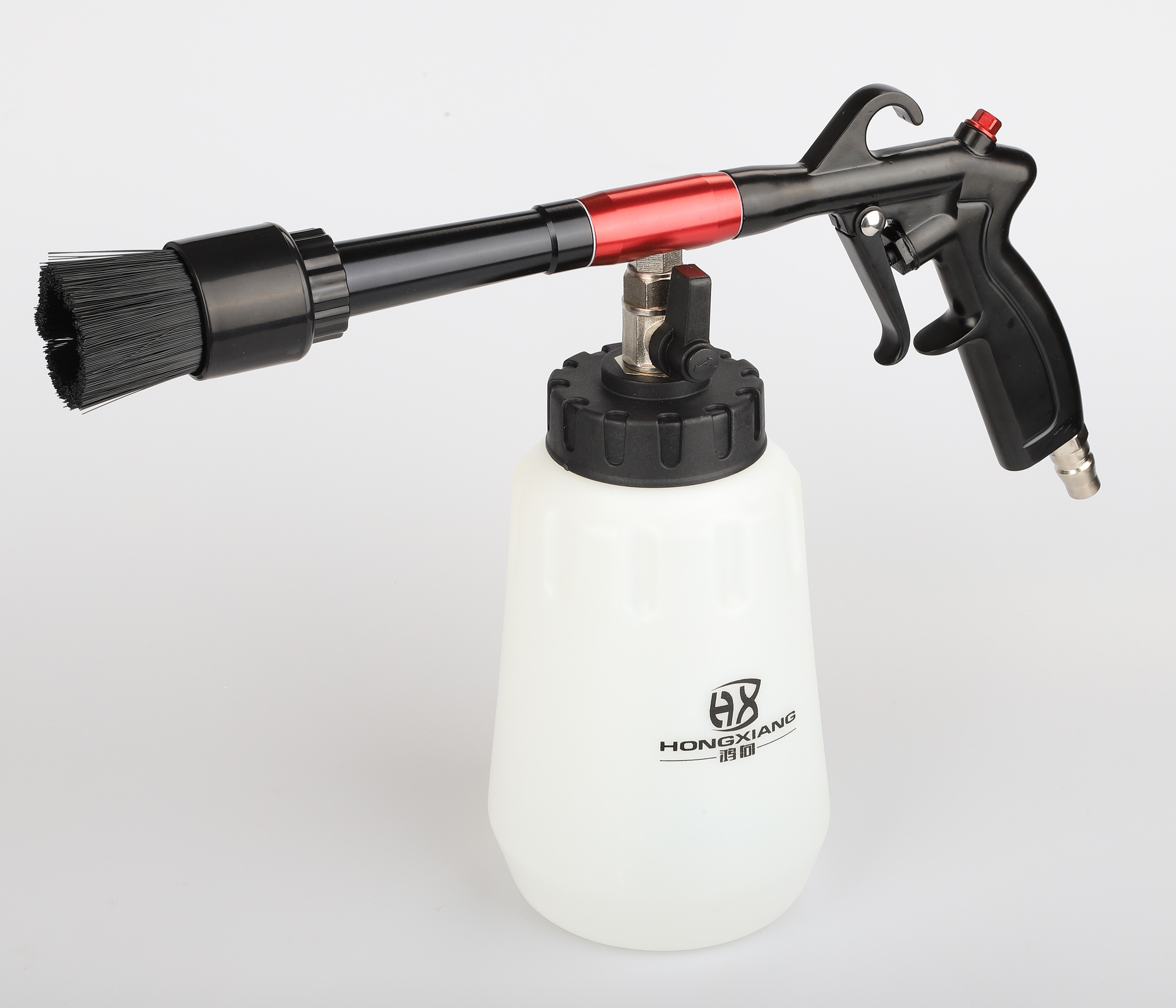 High Pressure Car Interior Air Blowing Dust Car Washing Spray Wash Tornado Water Gun Detailing Gun 1000ml Car Cleaning Gun