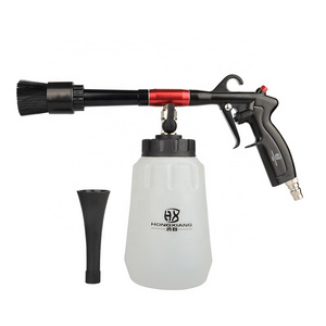 High Pressure Car Interior Air Blowing Dust Car Washing Spray Wash Tornado Water Gun Detailing Gun 1000ml Car Cleaning Gun