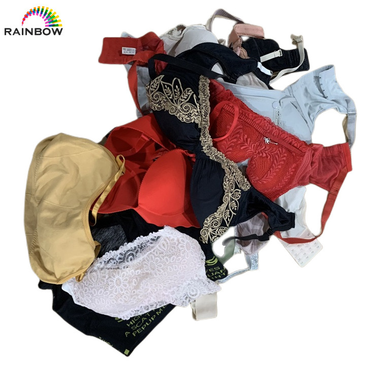 Bale of clothes used bra thrift clothes used bras and panties bale second hand underwear clothes bales