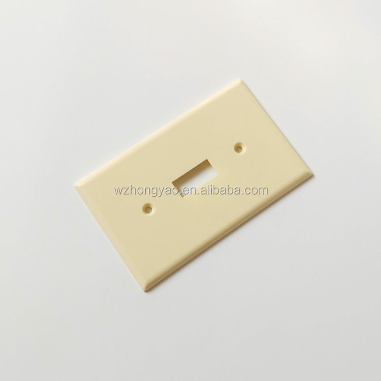 High quality american type wall plate ,1 gang toggle switch cover