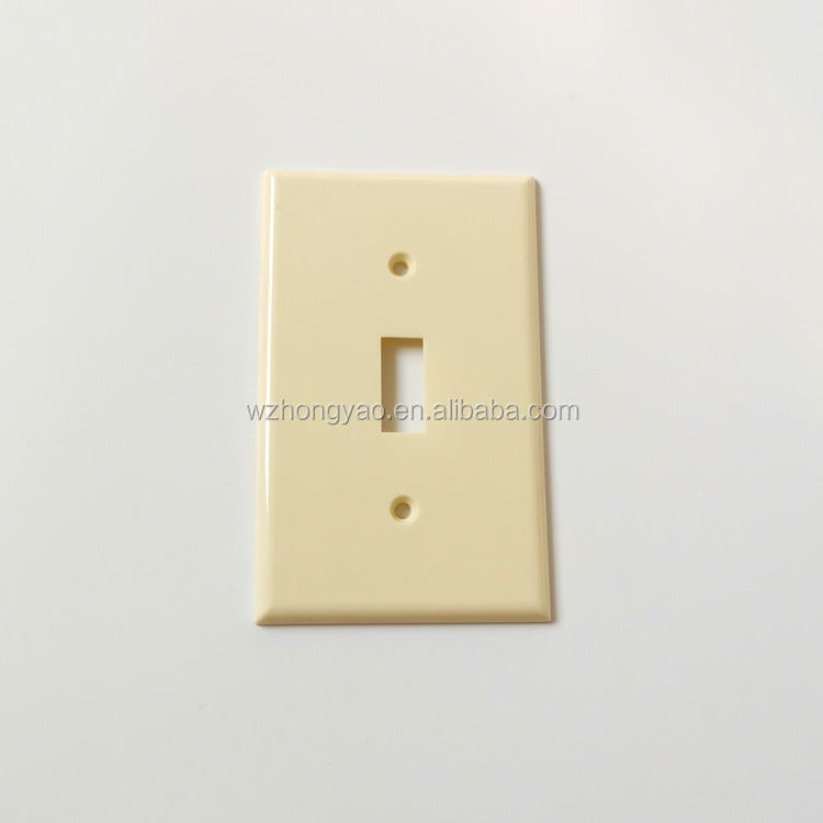 High quality american type wall plate ,1 gang toggle switch cover