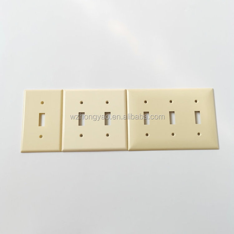 High quality american type wall plate ,1 gang toggle switch cover