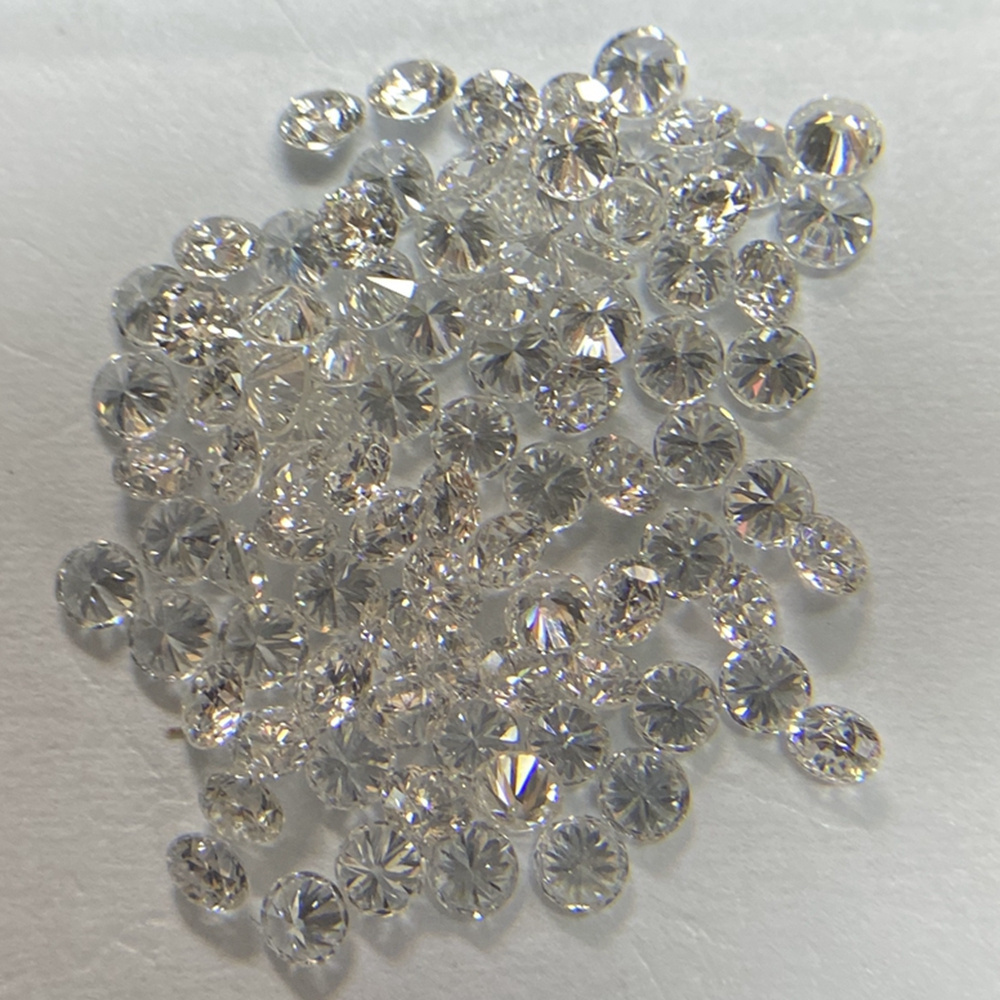 HQ GEMS 0.01carat 1.3mm DEF VS CVD Diamond Hpht Diamond Gemstone Loose Diamond Price Per Carat For Hip Hop Jewelry Making