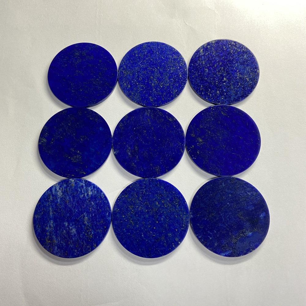 HQ Gems 5mm to 40mm big size round natural lapis lazuli loose gemstones