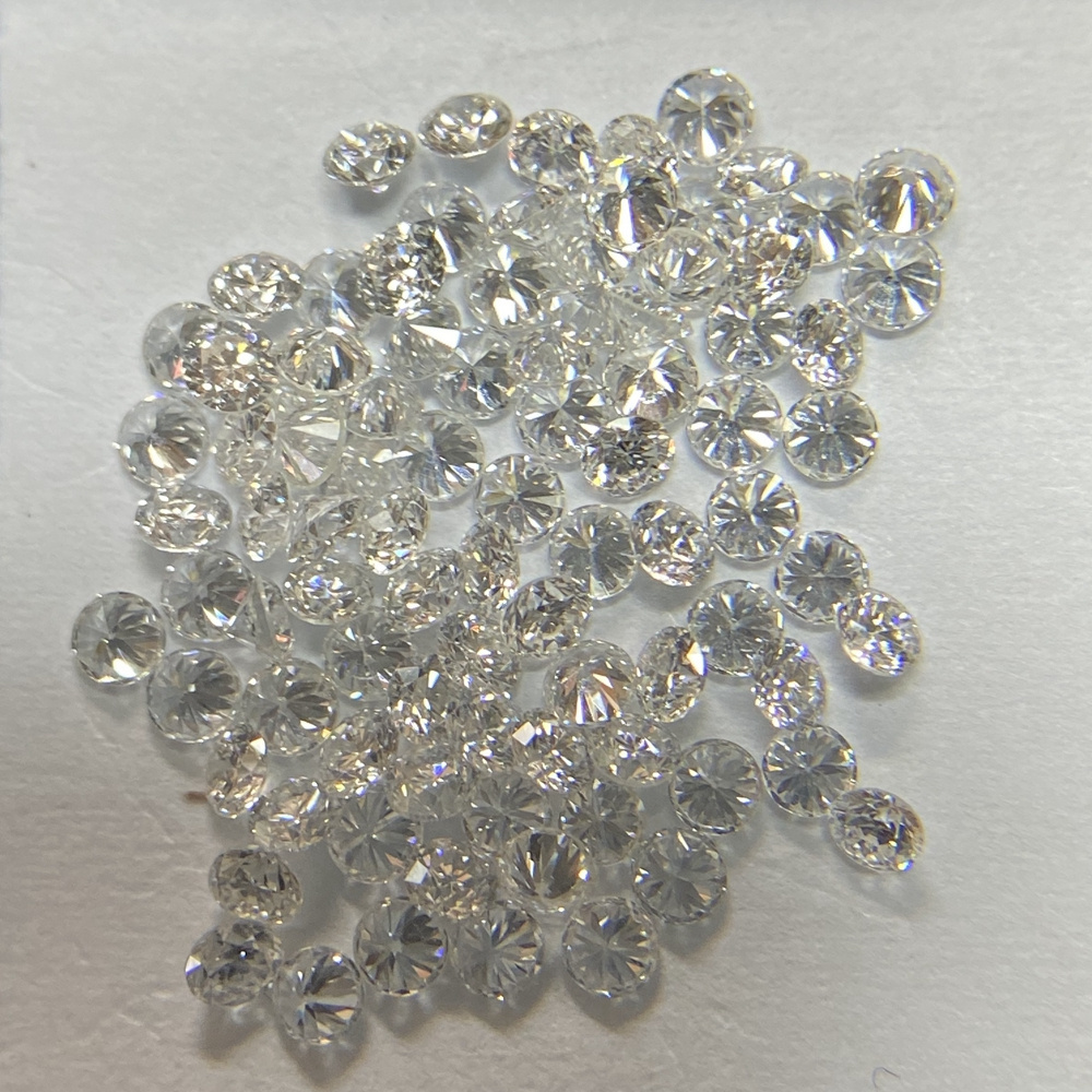 HQ GEMS 0.1 carat 3mm GH VS cvd diamond hpht diamond stone synthetic cvd diamond price for cuban