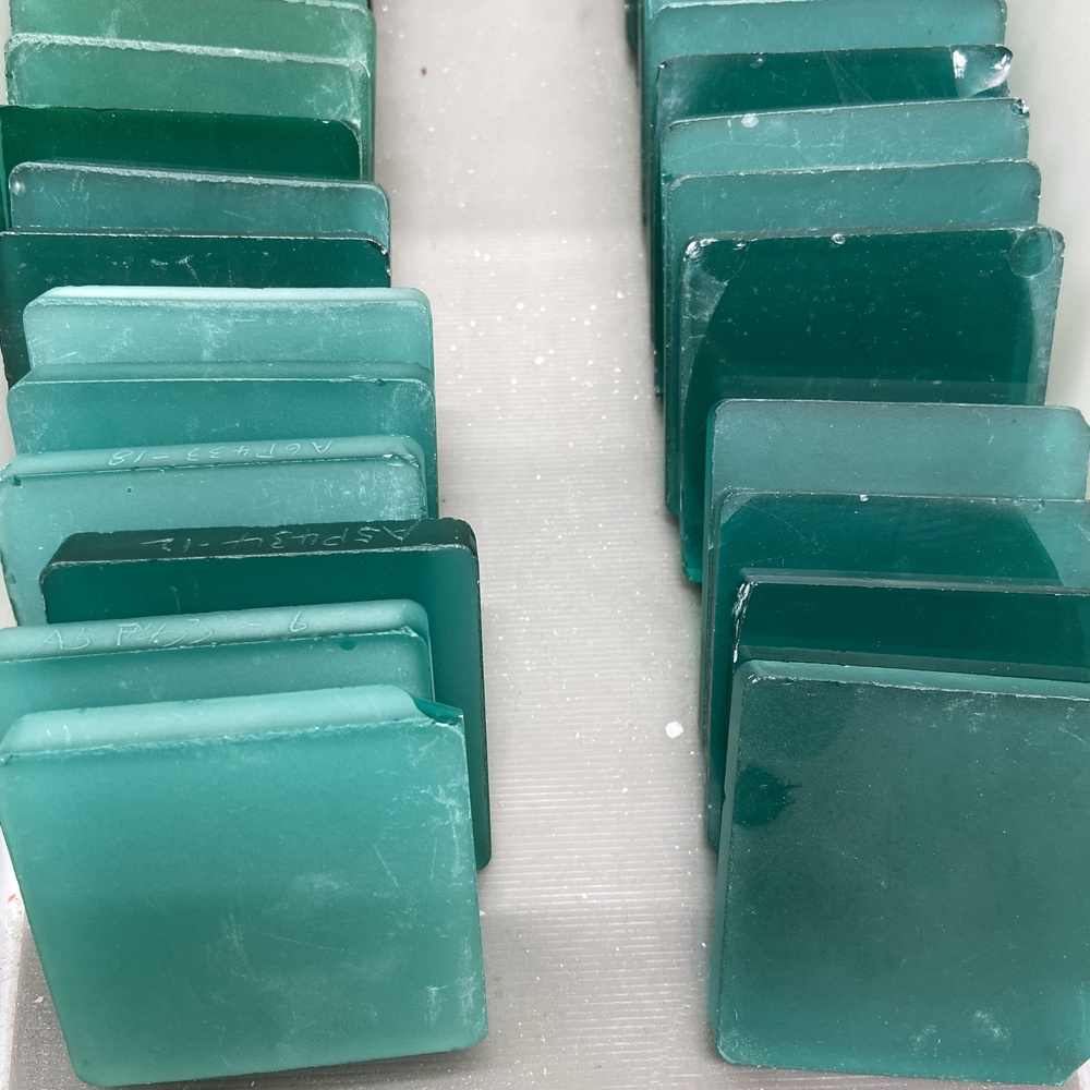 Synthetic Hydrothermal Paraiba Tourmaline Raw Yttrium Aluminum Garnet  Block Material On Sale