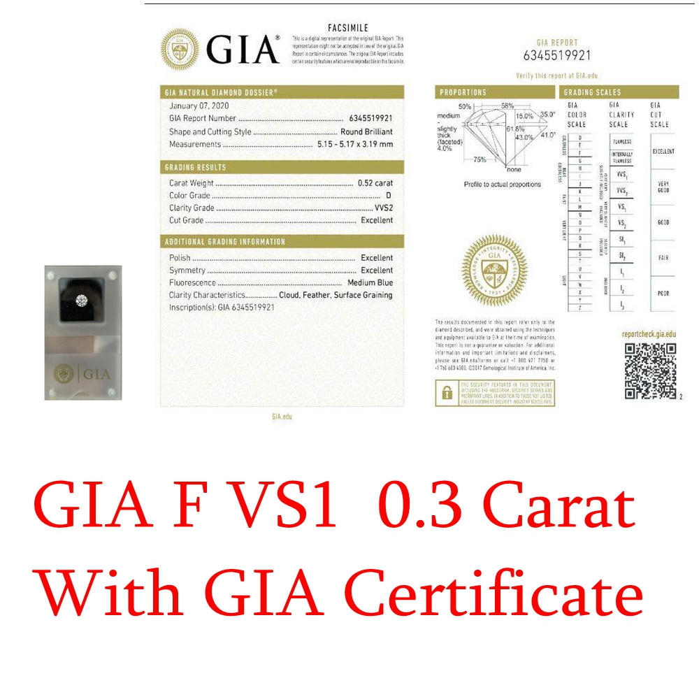 HQ GEMS GIA G VS SI Original India Loose Diamond 100% Natural 0.3 Carat Diamond Price Per Carat