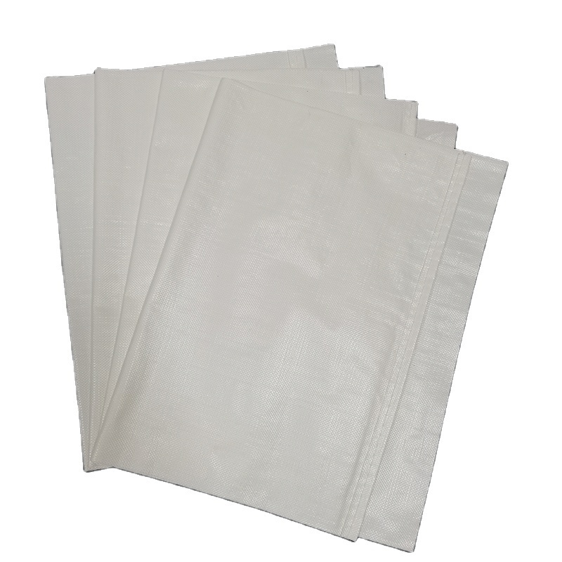 Agriculture bag 50kg 100kg Eco Plain White PP Woven Sack for Farm Poultry Feed Corn Grain Seeds