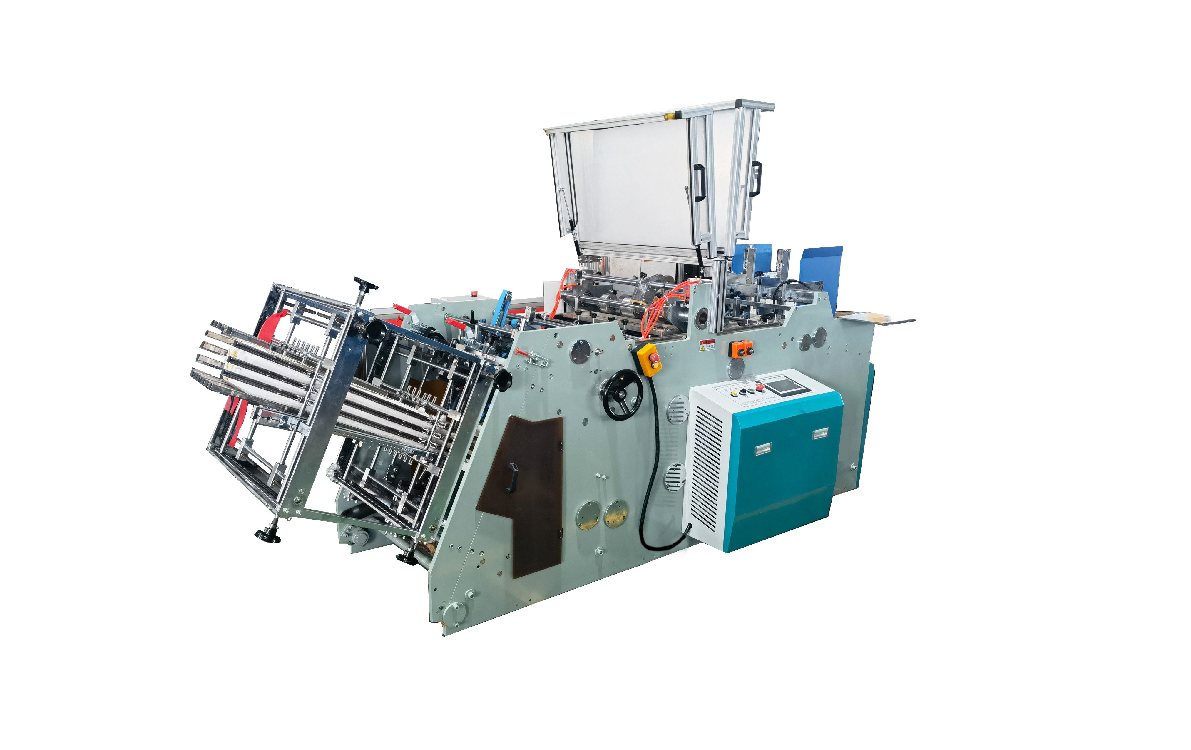 Hongshuo HS-HBJ-800 Paper Lunch Box Machine Automatic Glue Burger and French Fries Boat box machine