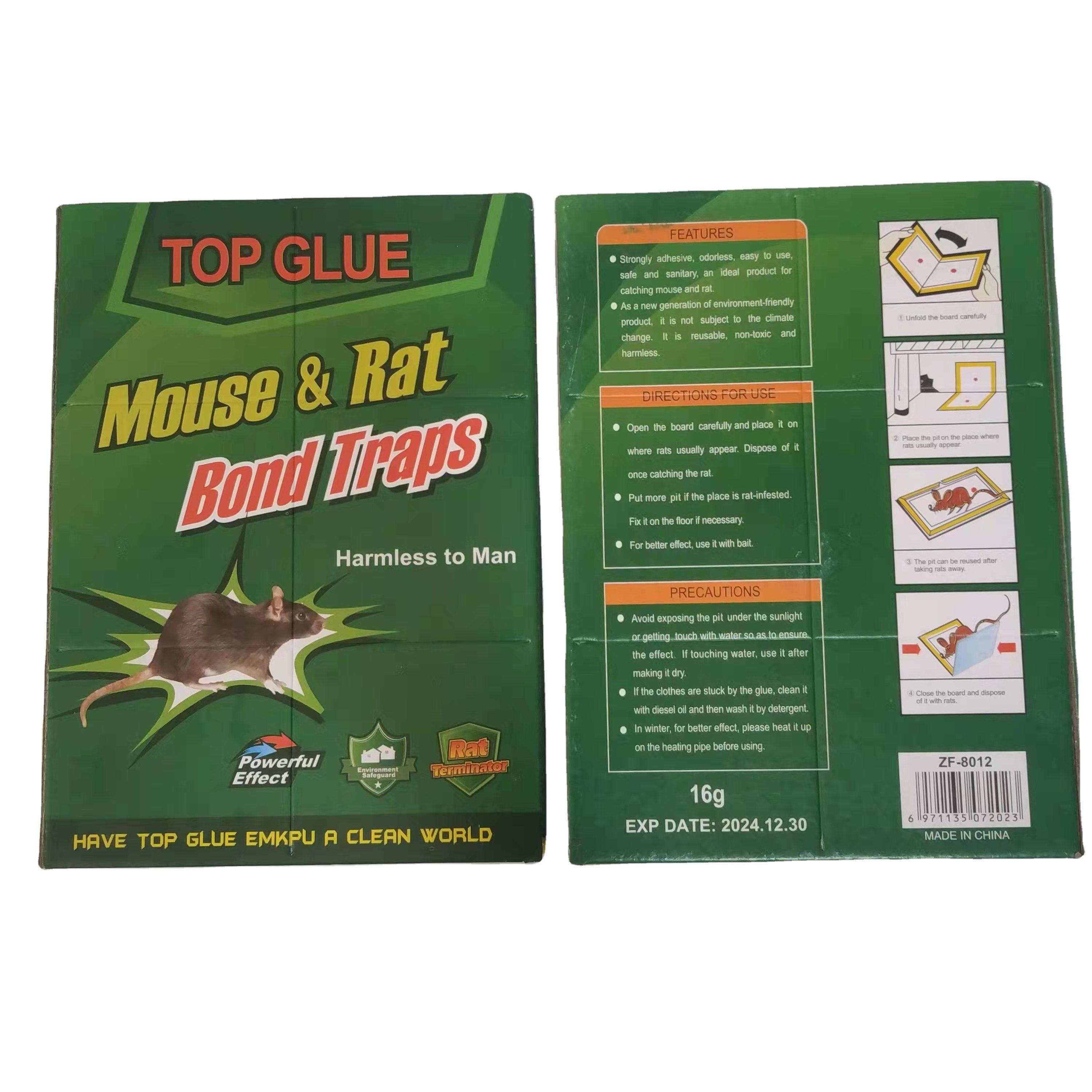 High quality sticky mouse board effective mouse glue trap adhesive mice glue board pest traps