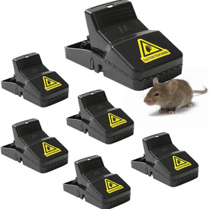 Reusable 6pk trampa para ratas rodent killer plastic mouse trap large rat trap for indoor and outdoor