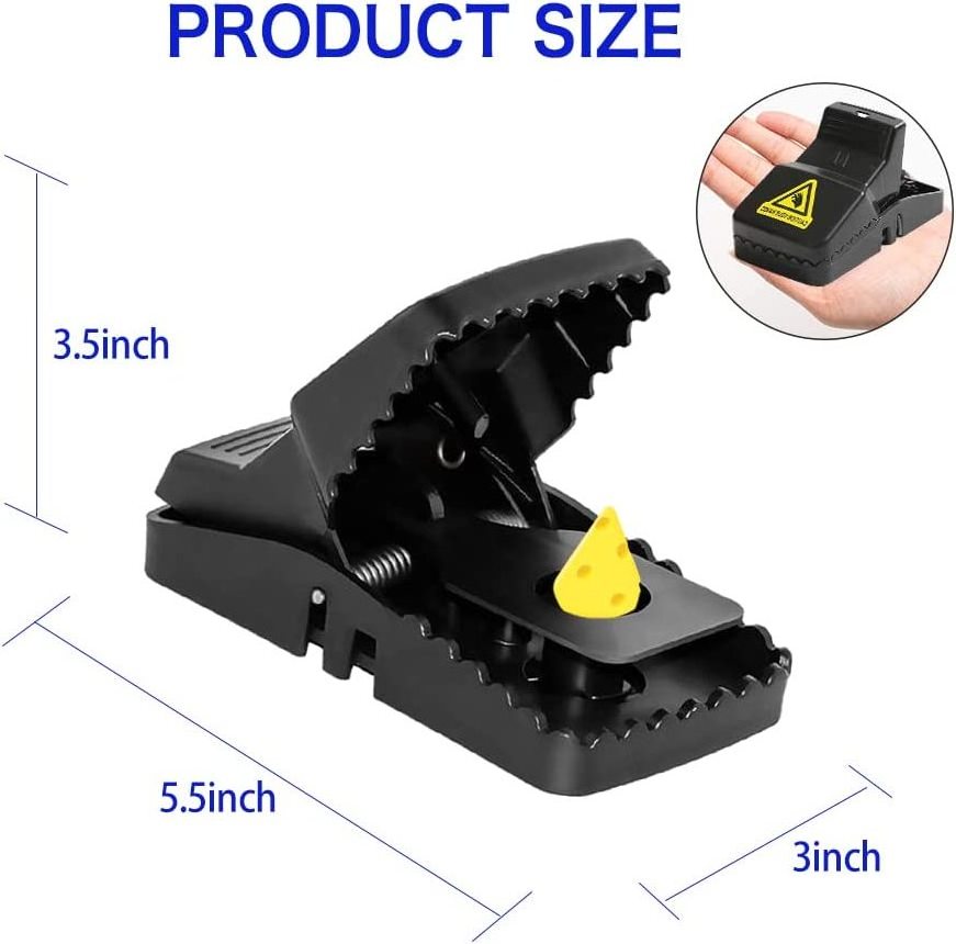 Hot sell large size rat trap trampa para raton powerful effective mouse killer