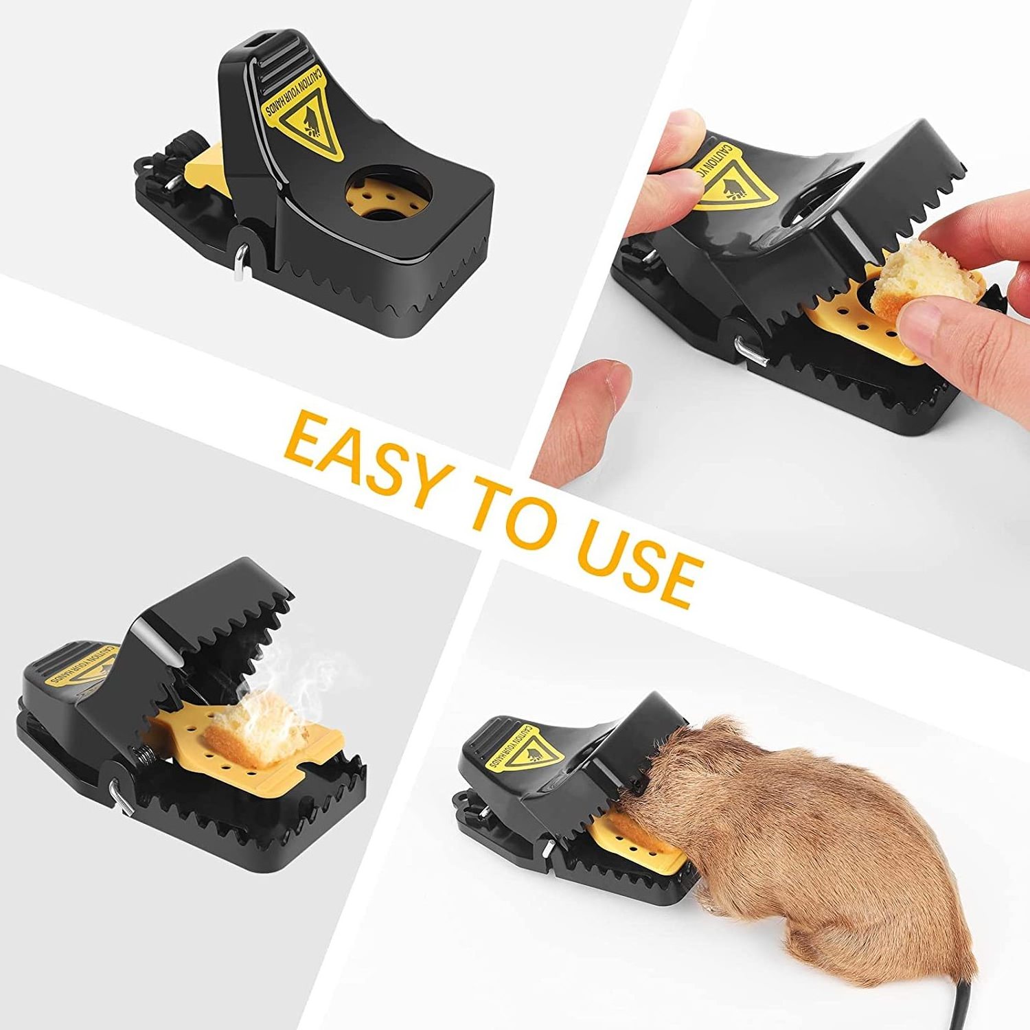 Small size plastic mouse traps reusable mice trap mouse killer for indoor and outdoor