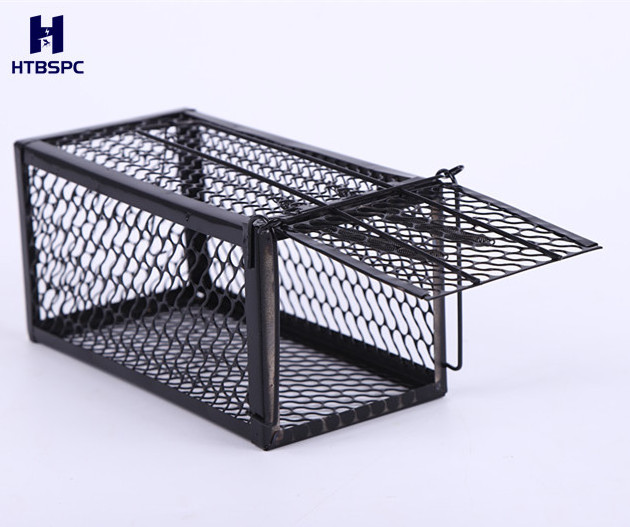 Traditional metal mouse trap cage reusable rat trap cage live mice trap for garden rodent control