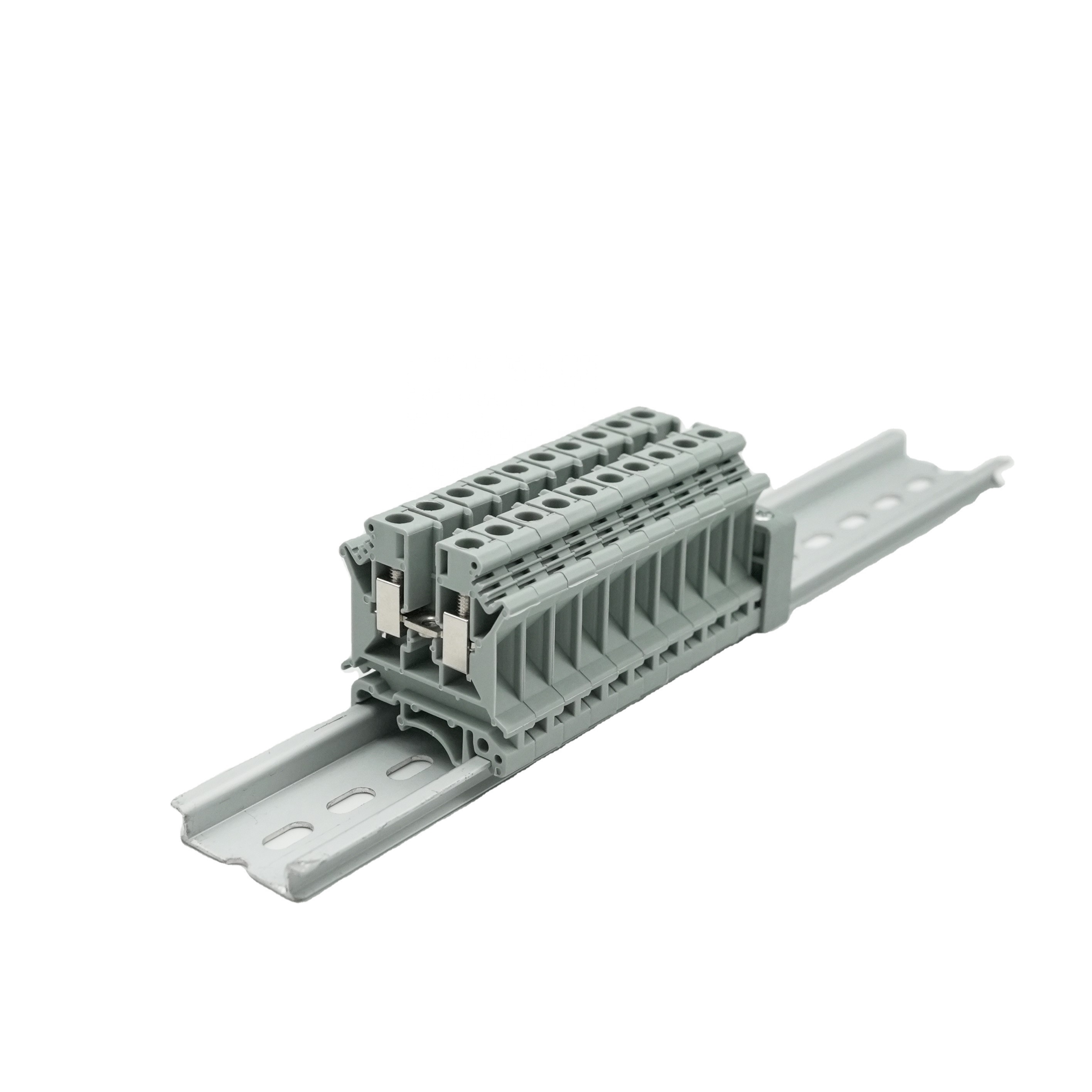 Hot sales push in terminal block wire connector quick wiring combined spring terminal din rail terminal block