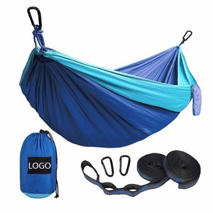 Lightweight Outdoor 210T Parachute Nylon Camping Hiking Recycled Hammock for Leisure