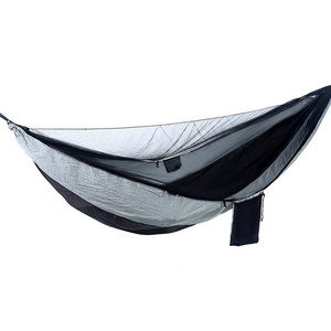 Fashion Lightweight Portable Travel Camping Hammock Mosquito Net 210T Nylon Outdoor Hammock for Hiking Beach Adventure