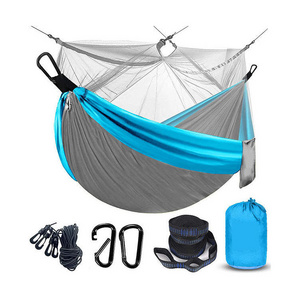 New Design Handmade Portable Lightweight Ultralight Camping Portable Hammock with Mosquito Net