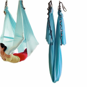 Exercises Fitness Nylon Fabric Pilates Yoga Swing Aerial Silks Flying Hammock Set Yoga Hammock