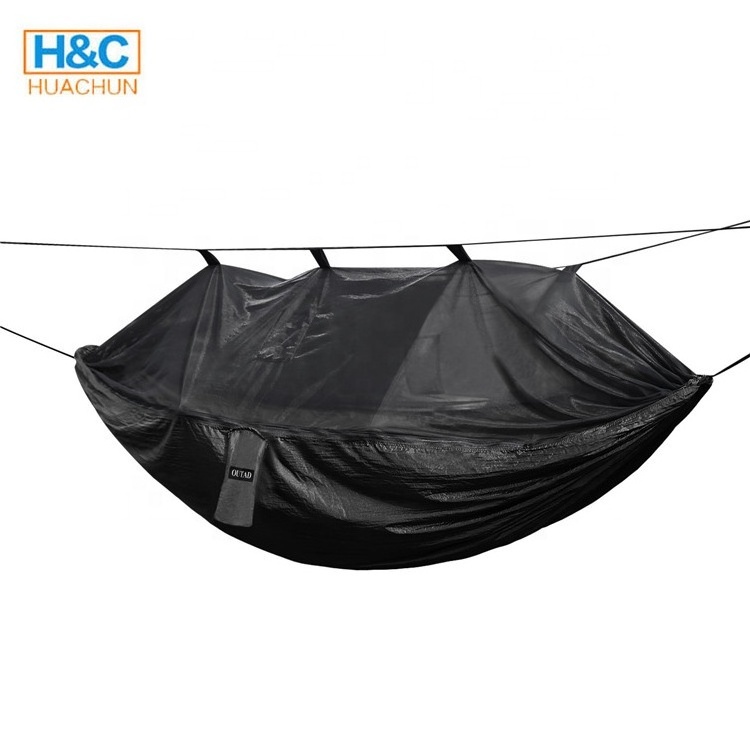 300*200cm double parachute nylon camping tent hammock mosquito net