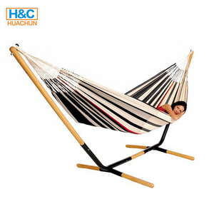 High Quality Outdoor Camping Wood Folding Hammock Stand