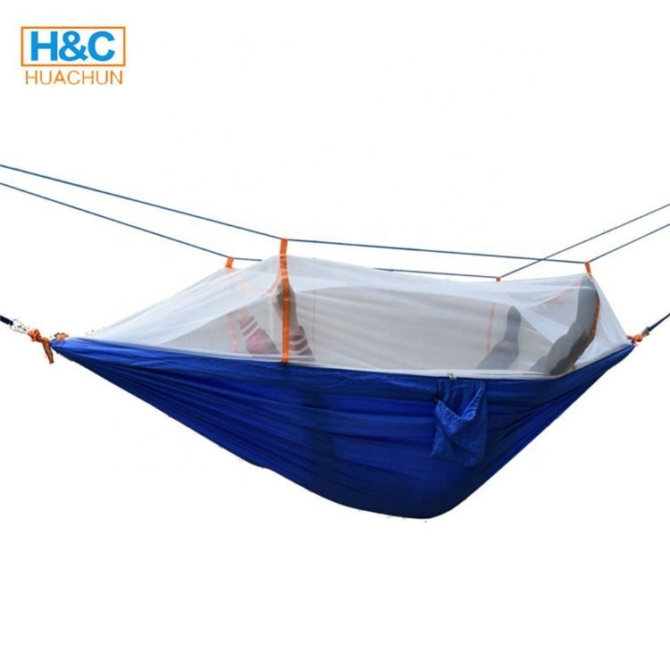 300*200cm double parachute nylon camping tent hammock mosquito net