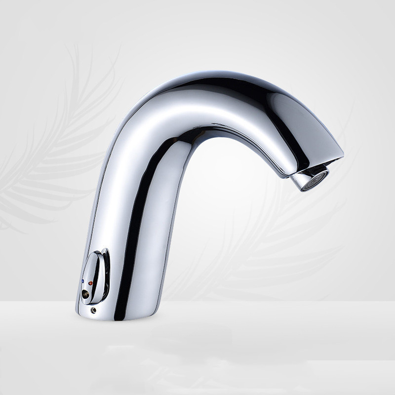 2022 New Design Basin Faucet Faucets Bathroom Wash Basin Mixer Sensor Faucet Touch less Taps Hands Free Automatic  Mixer