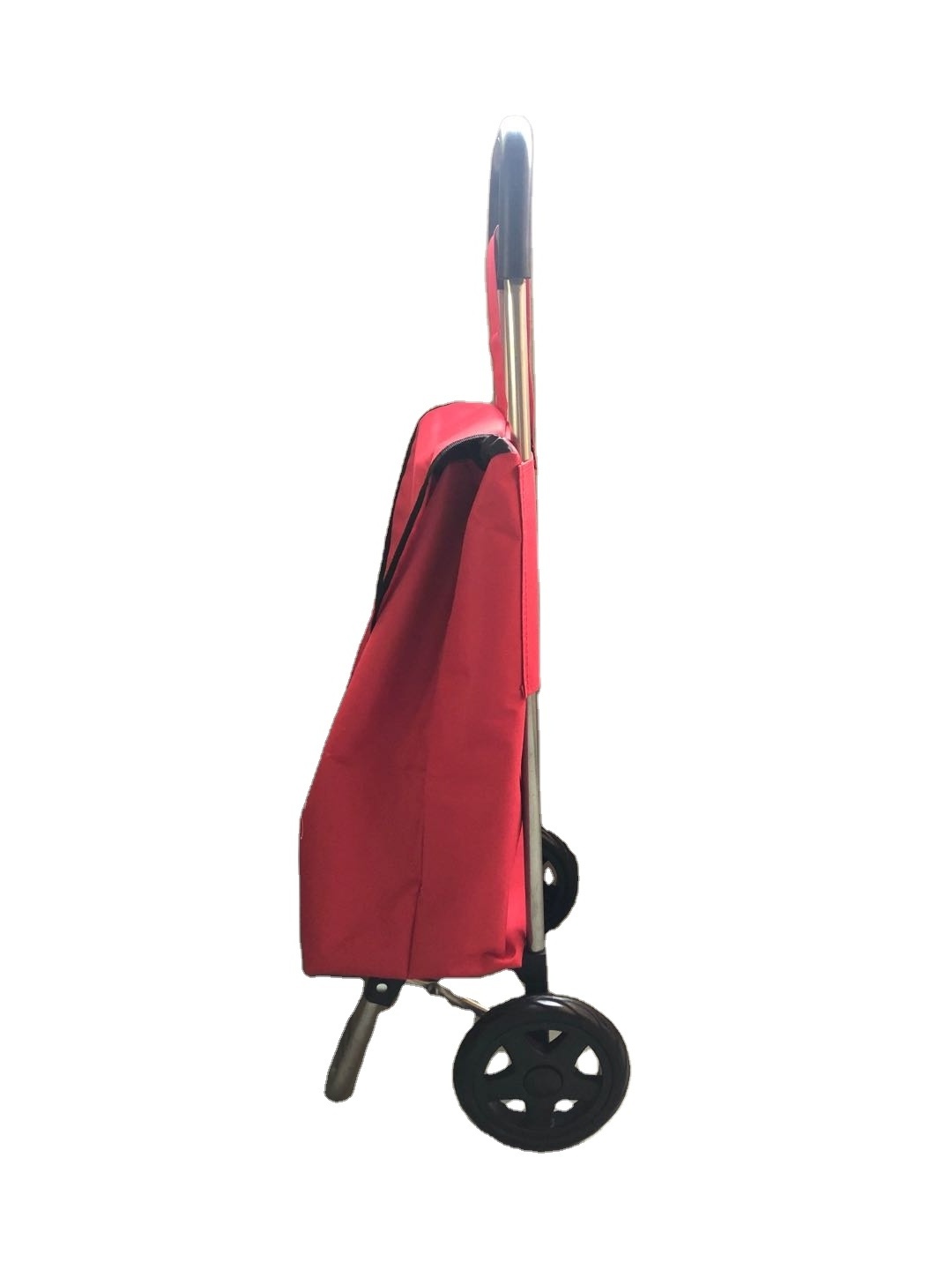 Promotional 600D Polyester wheeled Foldable trolley bags cart shopping trolley for elderly