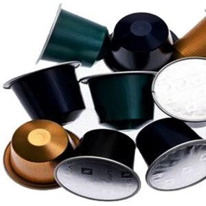 Manufacturer aluminium Nespresso coffee capsules filling sealing machine