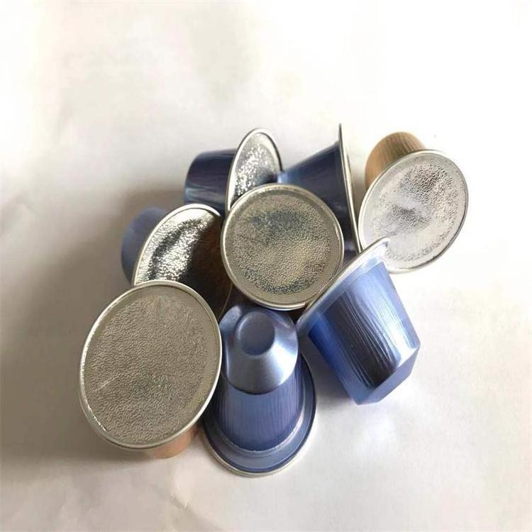 Manufacturer aluminium Nespresso coffee capsules filling sealing machine