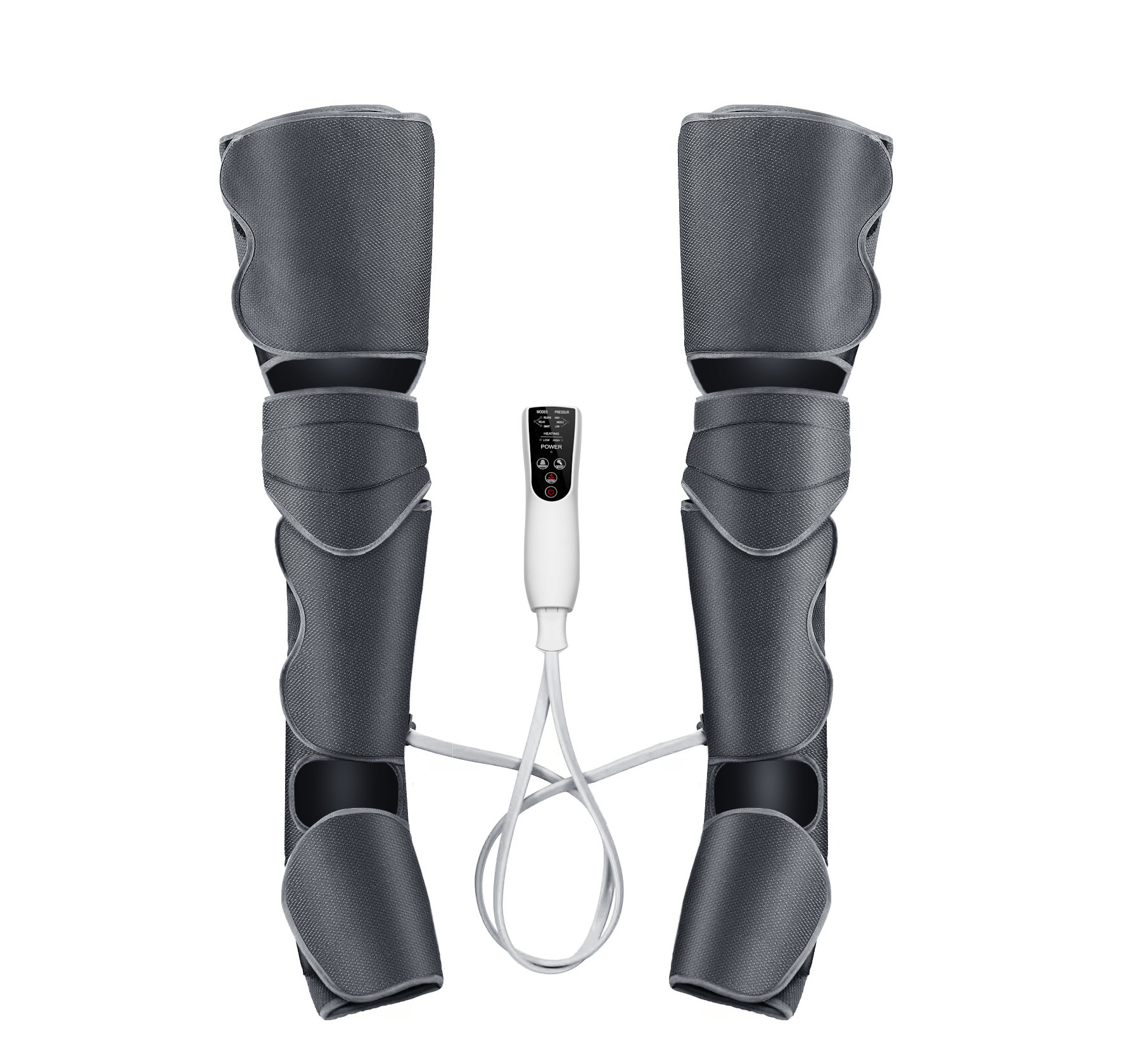 Calf Foot Knee Leg Massager Boots with Heat Air Compression for Circulation Relaxation 360 Full Wrap with Controller Easy Work