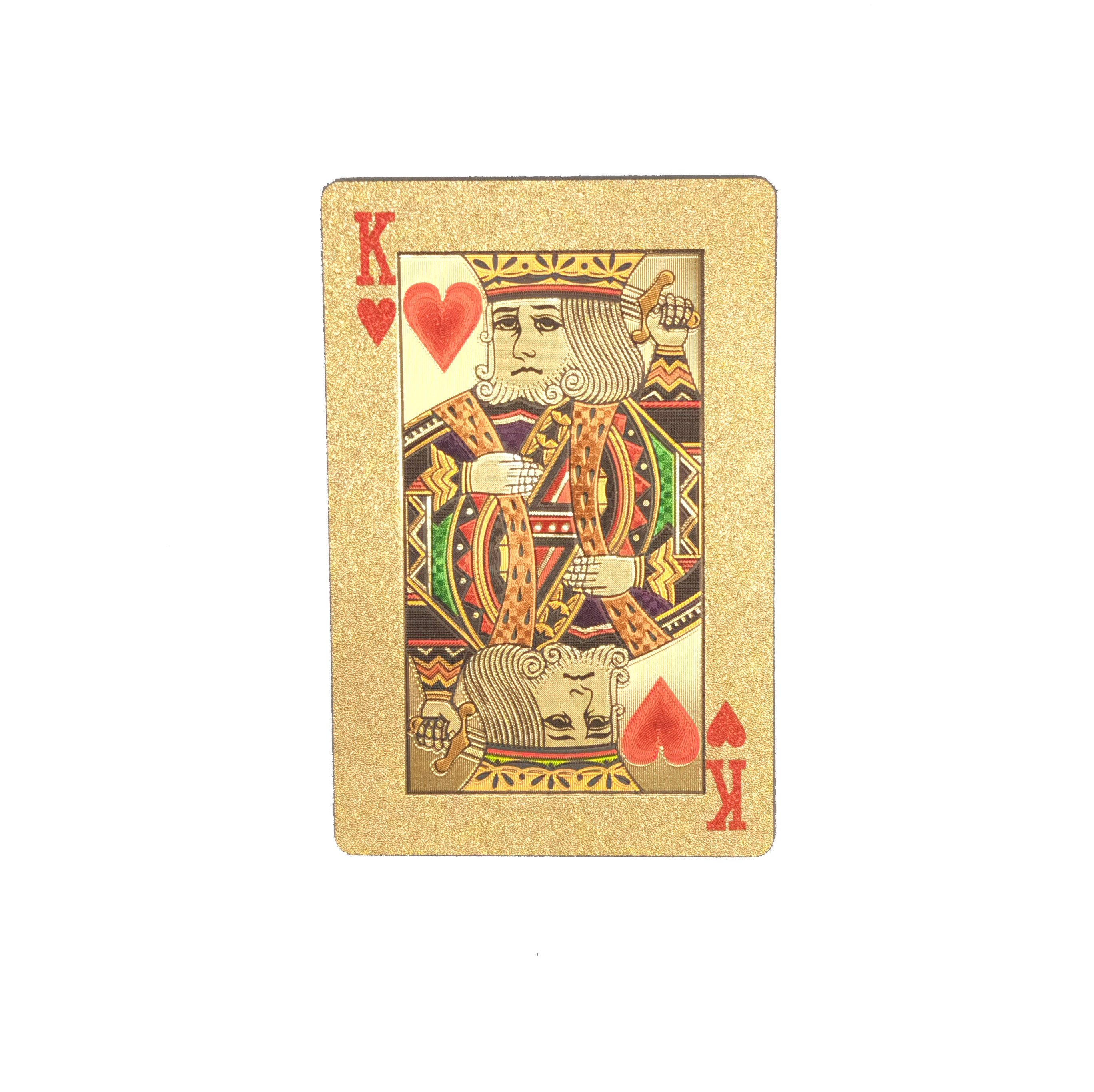 100 Bill Themed Inspired Waterproof Deck Of Cards 24 Karat Gold Foil Plastic Playing Cards