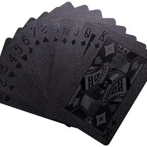 2022 Classic design magic tricks tool deck waterproof plastic pvc poker table cards custom cards