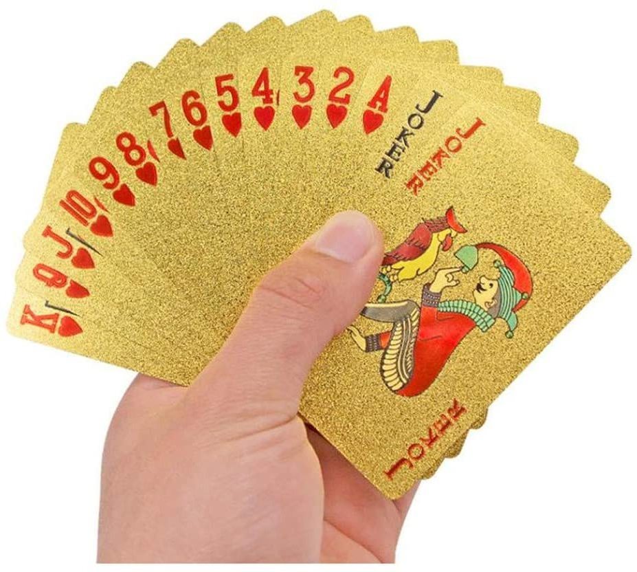 2022 Classic design magic tricks tool deck waterproof plastic pvc poker table cards custom cards