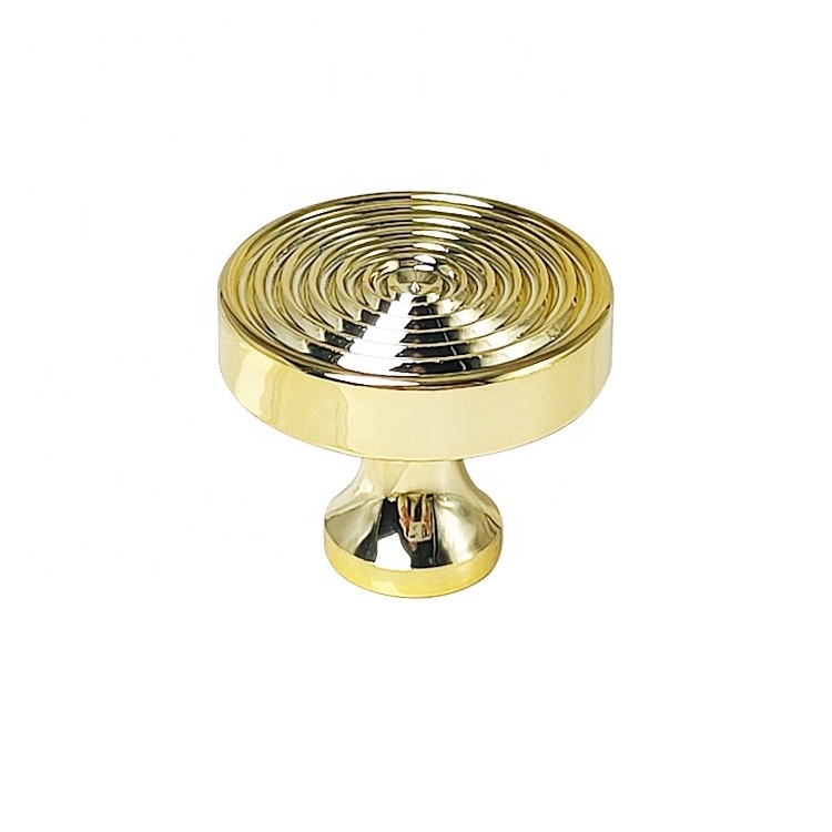 Black Aluminum Tube Cabinet Wardrobe Door Handle with Gold Aluminum Alloy for Kitchen Cupboard and Furniture Drawers Knob