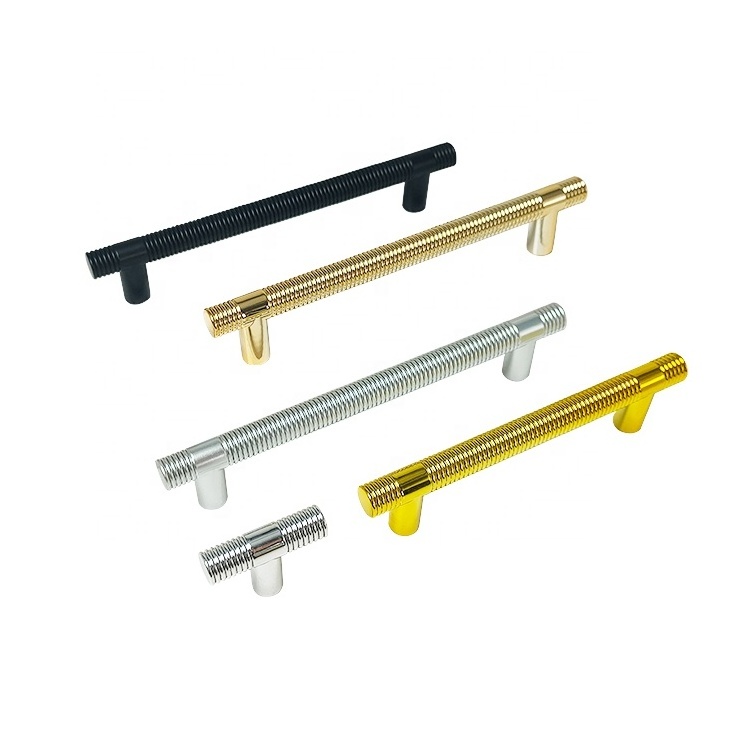 Simple Knob Handle Threaded Cabinet Door Handle with Plastic Handle for Dresser Cupboard and Living Room Bedroom Pull