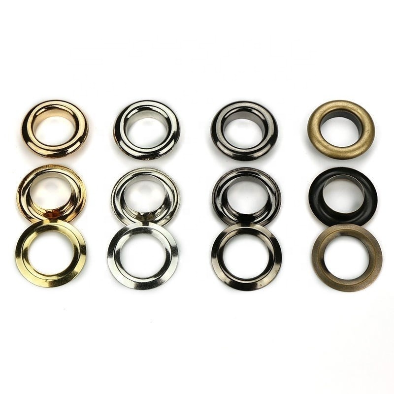 Factory custom hollow eyelets for car truck tarpaulin canvas metal air eyelets stainless steel metal grommets clothing eyelets