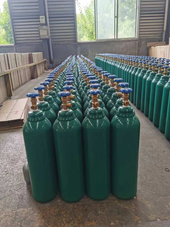 20L Outside diameter 219mm Seamless Steel Industrial and Medical Oxygen Gas Cylinder