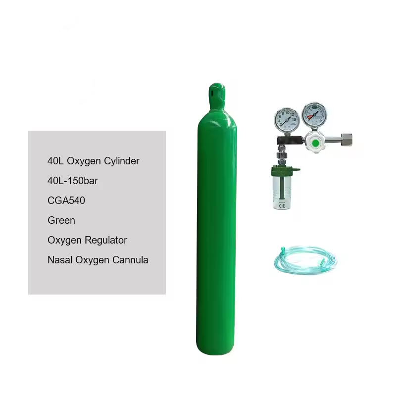 High Pressure Medical Refillable Oxygen Tank O2 Gas Cylinder for South America Market