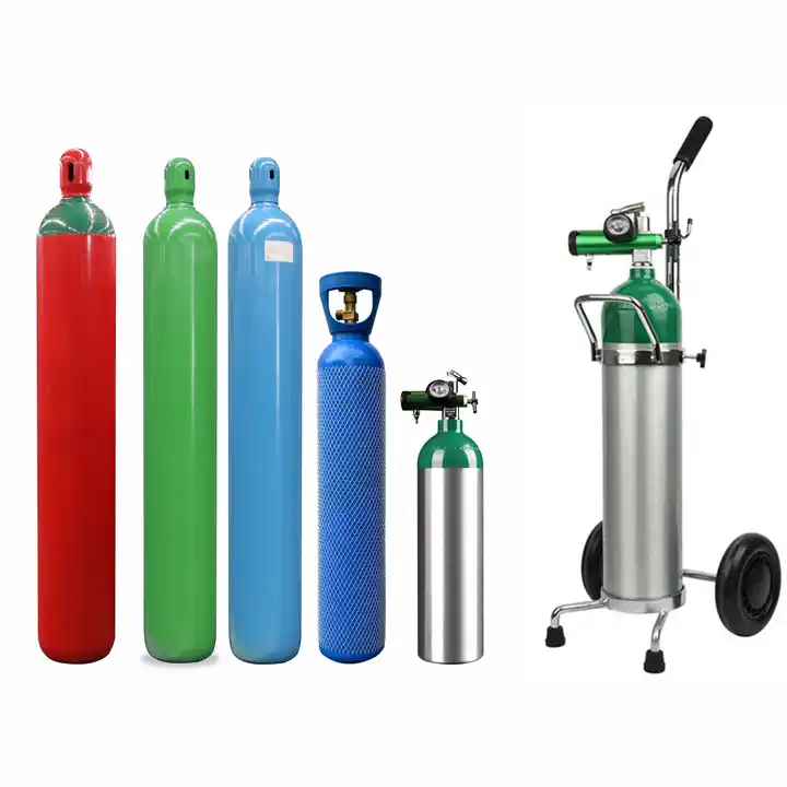 High Pressure Medical Refillable Oxygen Tank O2 Gas Cylinder for South America Market