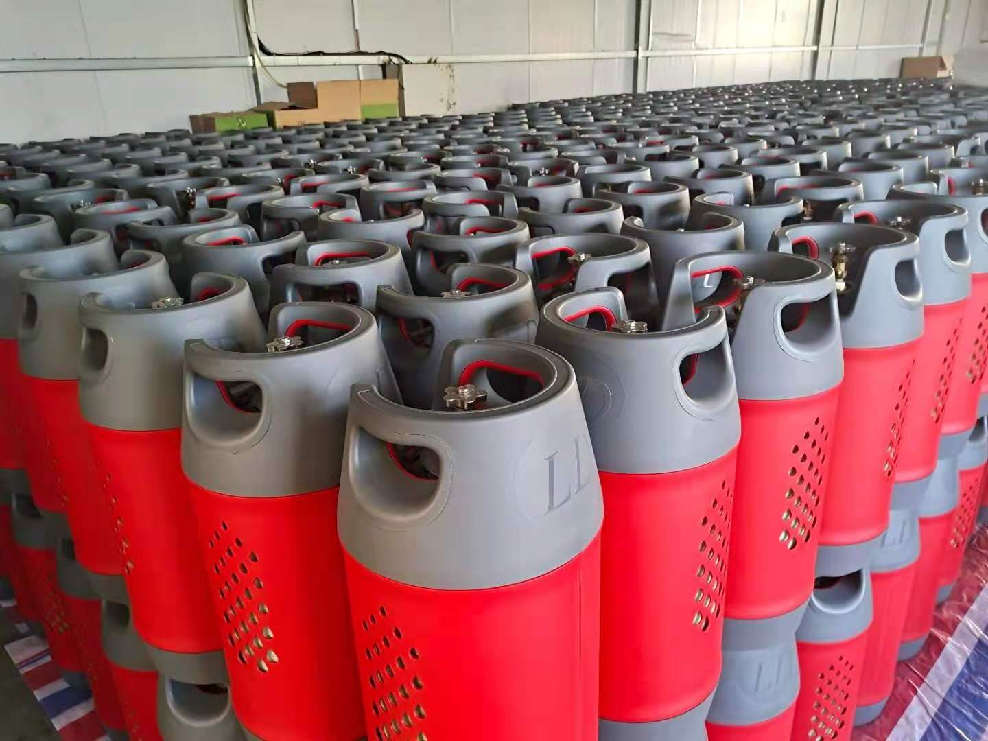 LPG 10KG 24.5L Composite Gas Cylinders Plastic Material LPG Tank for Cooking