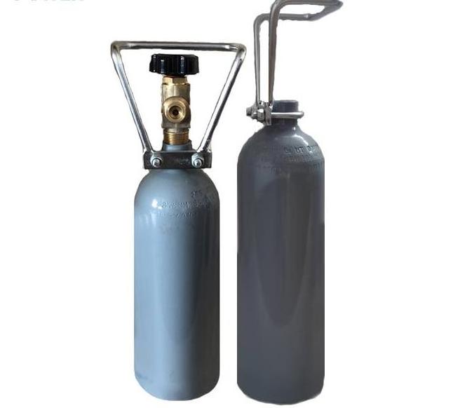 ISO 9809 2L Small Size Industrial Gas Cylinder Argon/Hydrogen/Nitrogen/O2 Gas Tank for Industrial Use