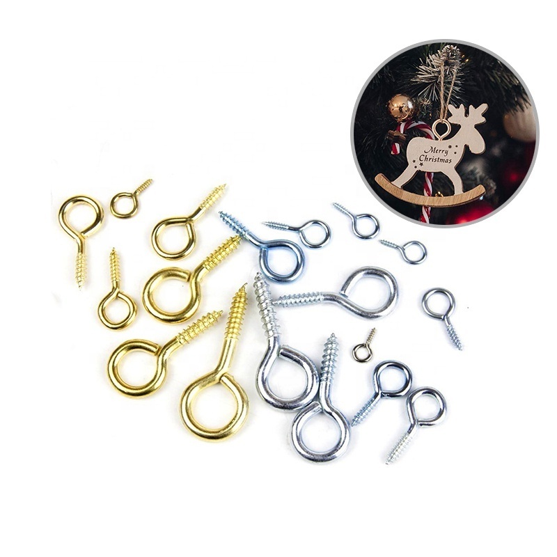 size from 00# to 20# 5 color metal Screw Eye hook