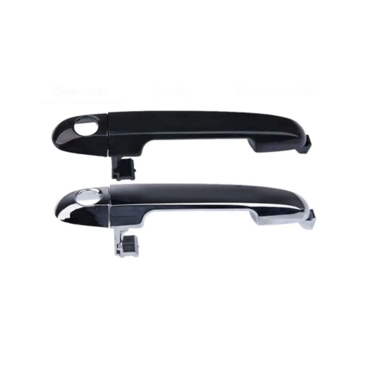 4pcs Outerside chrome black Door handle 1set front rear left right 82651-2H000 82652-2H000 for Hyundai Elantra Sedan 2007-2010