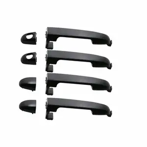 4pcs Outerside chrome black Door handle 1set front rear left right 82651-2H000 82652-2H000 for Hyundai Elantra Sedan 2007-2010