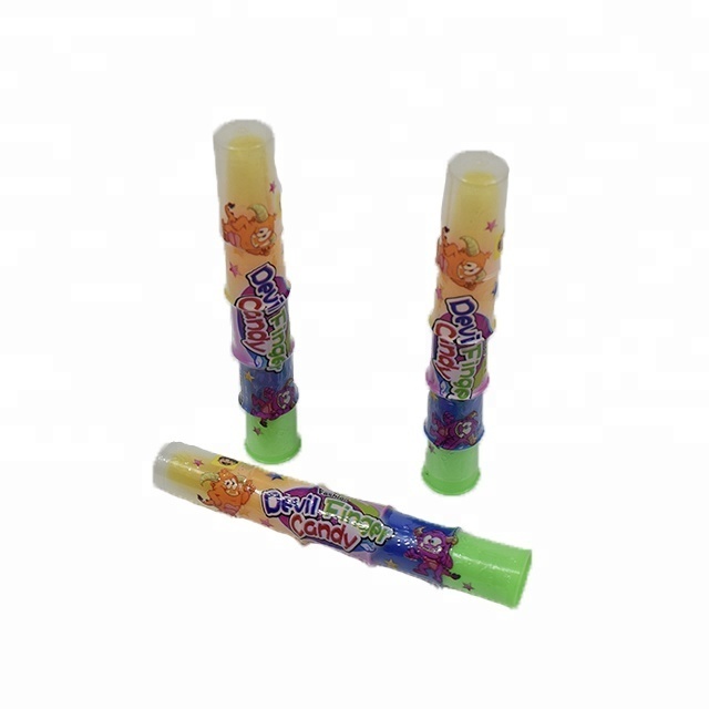 New arrived funny colorful finger lollipop for halal