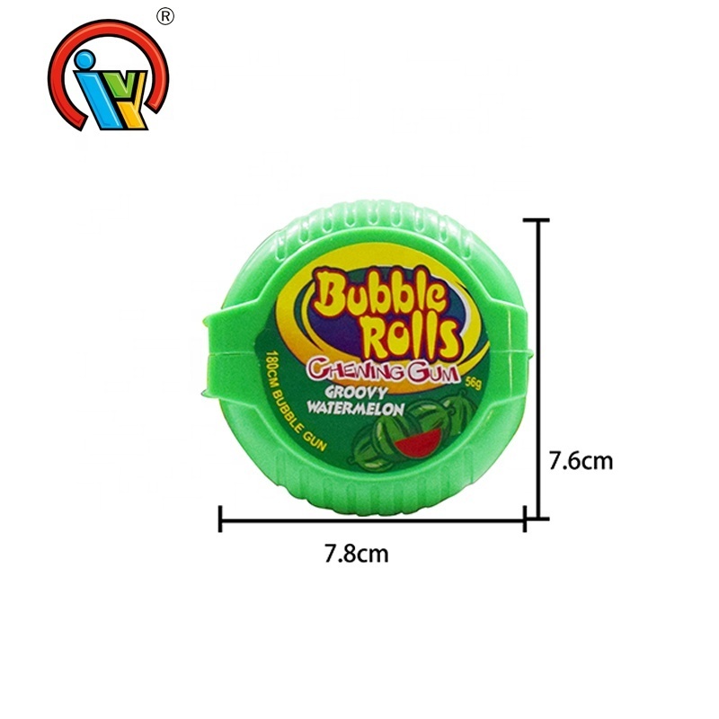 Wholesale Fruity Big Size Chewing Roll Bubble Gum For Kids