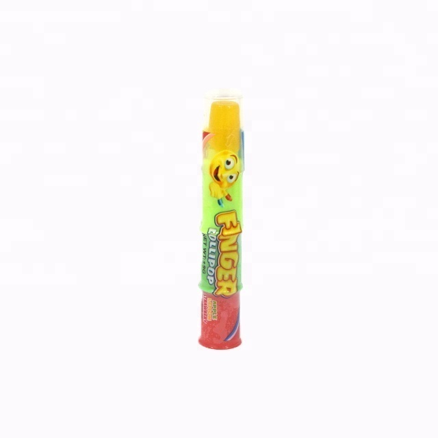 New arrived funny colorful finger lollipop for halal